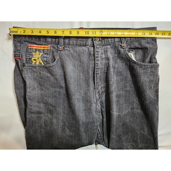 Red Ape Mens Jeans Size 38x31 Diamond Patchwork Pockets Cotton Blend (40x31) - Picture 14 of 16